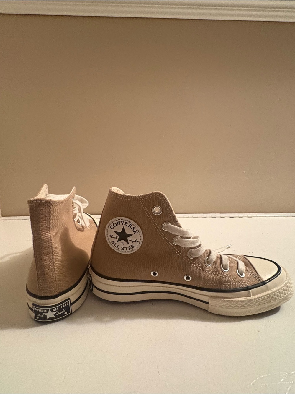 Converse Kids' Chuck Taylor High Top Sneakers - Tan